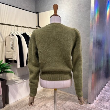 앙고라 진주 라운드 가디건