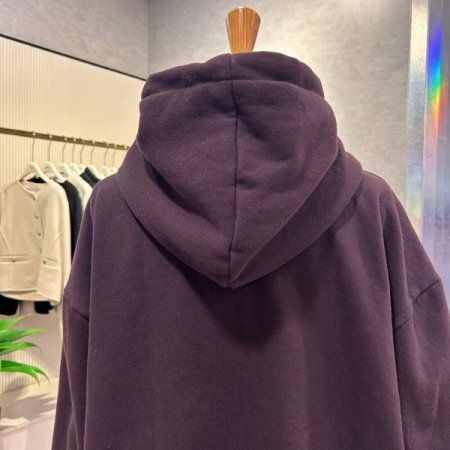 기모 후드 레터링 박시 티셔츠