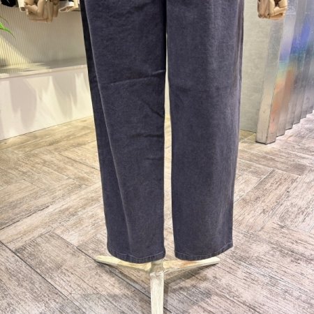 밴딩 배기 원턱 팬츠