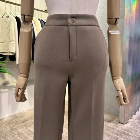 기모 백 밴딩 부츠컷 팬츠