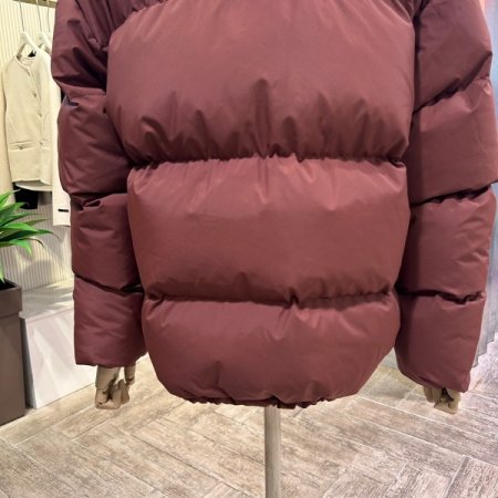 후드 폴라넥 패딩 점퍼