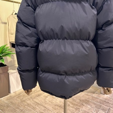 폴라넥 후드 패딩 점퍼