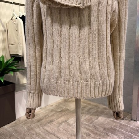 모플러 세트 라운드 니트