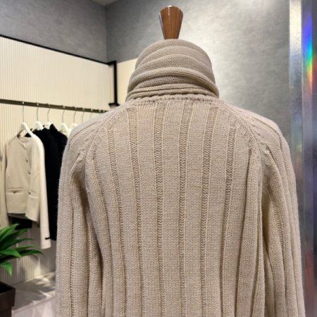 모플러 세트 라운드 니트