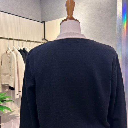 단추 스트랩 볼레로 가디건