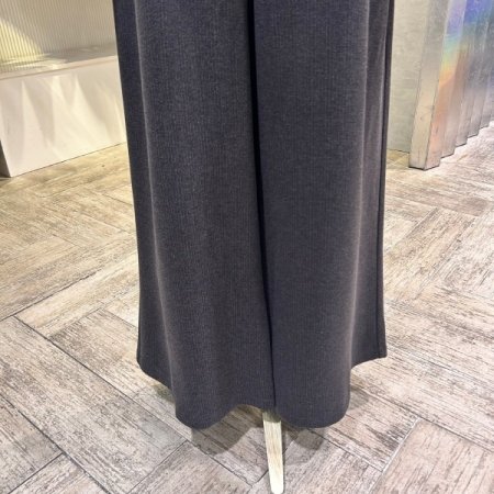 백 밴딩 원턱 와이드 팬츠