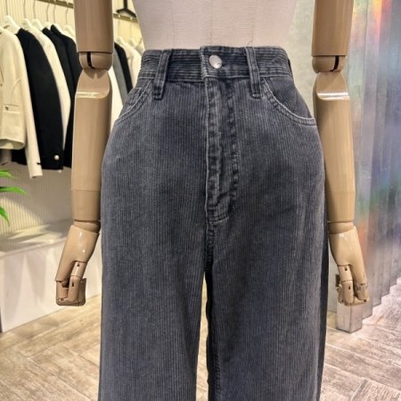 코듀로이 일자 팬츠