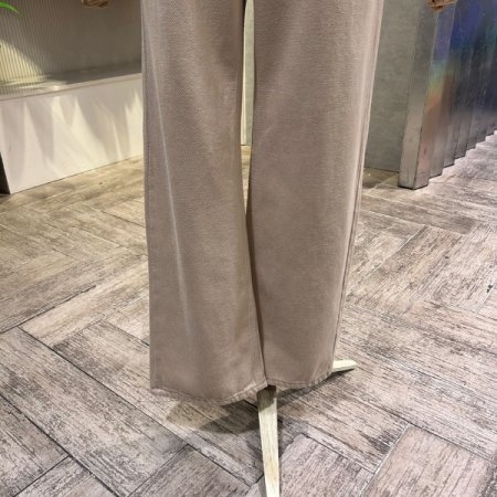 기모 면 혼방 통 일자 팬츠