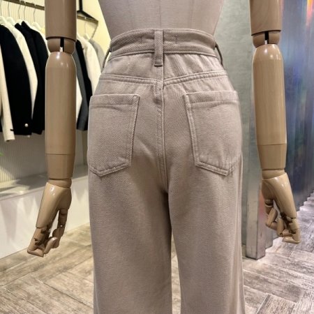 기모 면 혼방 통 일자 팬츠