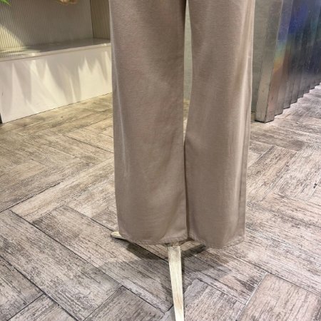 기모 면 혼방 통 일자 팬츠