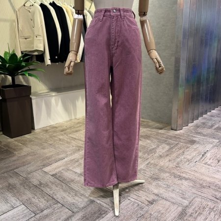 일자 코듀로이 팬츠