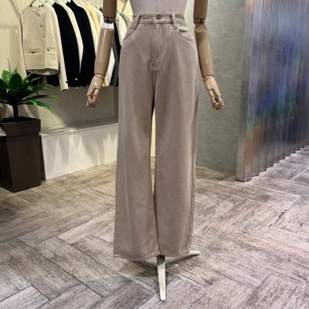 면 혼방 기모 통 일자 팬츠