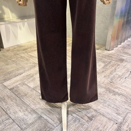 면 혼방 기모 통 일자 팬츠