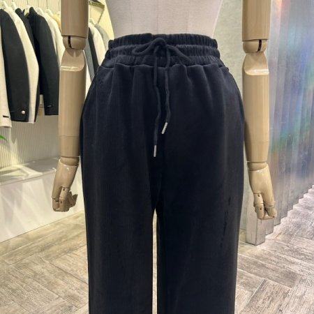 밴딩 골덴 기모 와이드 팬츠