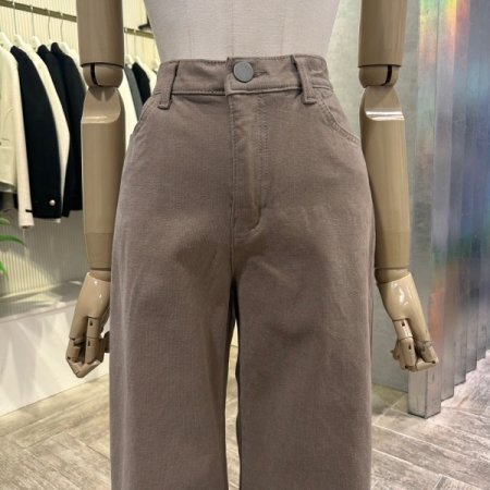 잔 골덴 기모 밴딩 팬츠