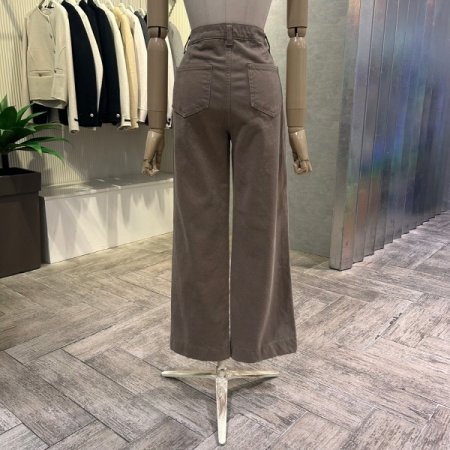 잔 골덴 기모 밴딩 팬츠