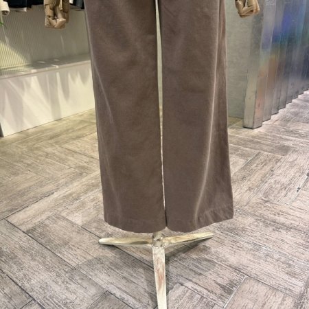 잔 골덴 기모 밴딩 팬츠