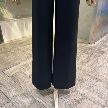 포켓 기모 백 밴딩 와이드 팬츠