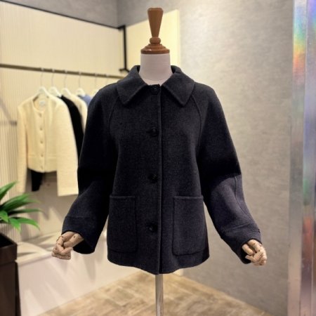 카라 단추 핸드메이드 자켓