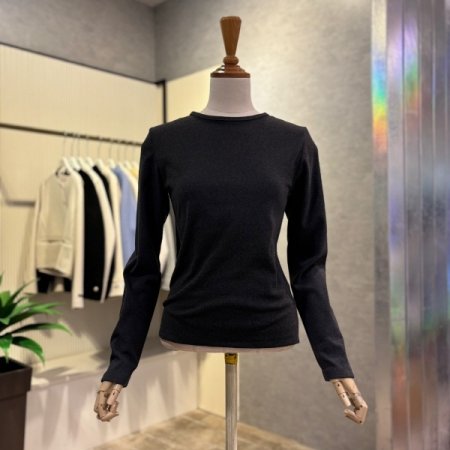 베이직 기모 라운드 티셔츠