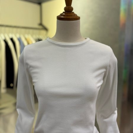 베이직 기모 라운드 티셔츠