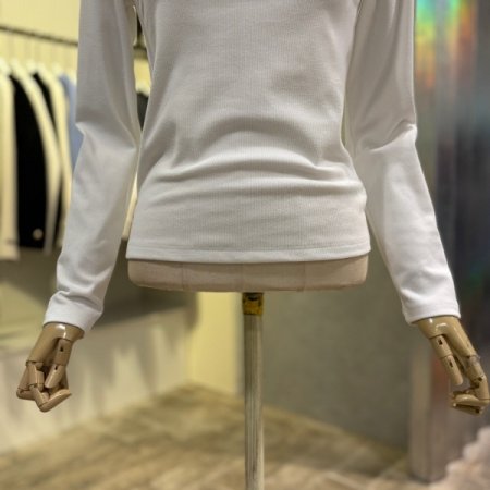 베이직 기모 라운드 티셔츠