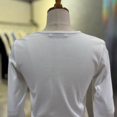 베이직 기모 라운드 티셔츠