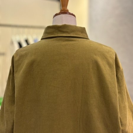 크롭 골덴 카라 셔츠