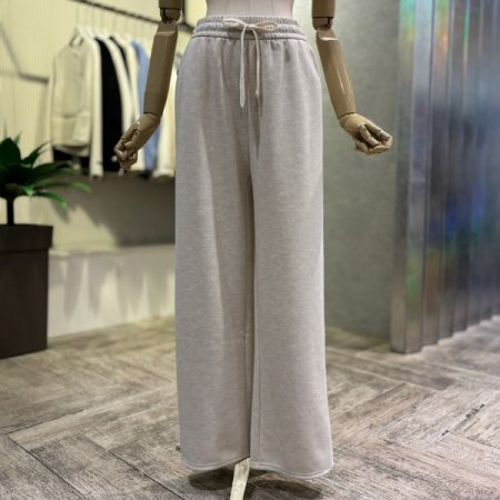 기모 밴딩 와이드 팬츠