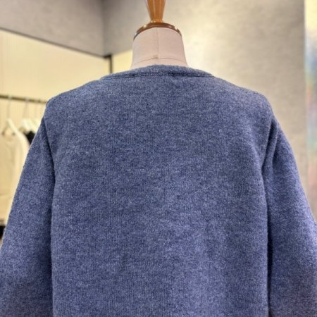 자수 라운드 가디건