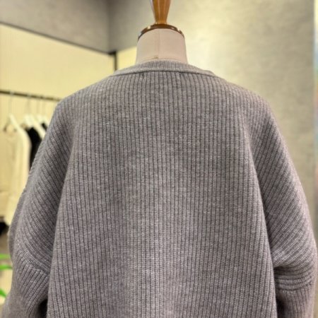 나그랑 퍼프소매 크롭 니트