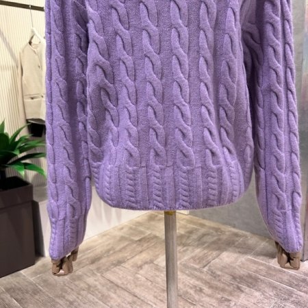 꽈배기 집업 카라 니트 가디건