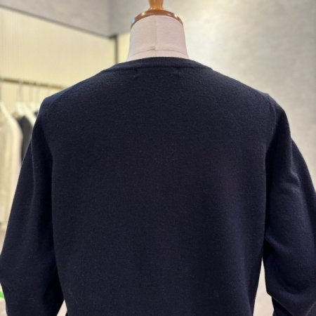 베이직 컬러 라운드 니트