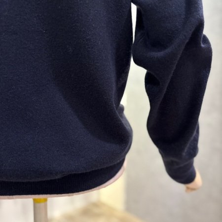 베이직 컬러 라운드 니트