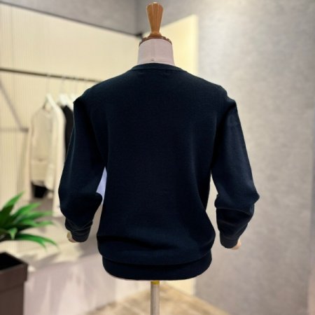 캐시미어 혼방 라운드 니트