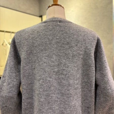 자수 포인트 라운드 가디건