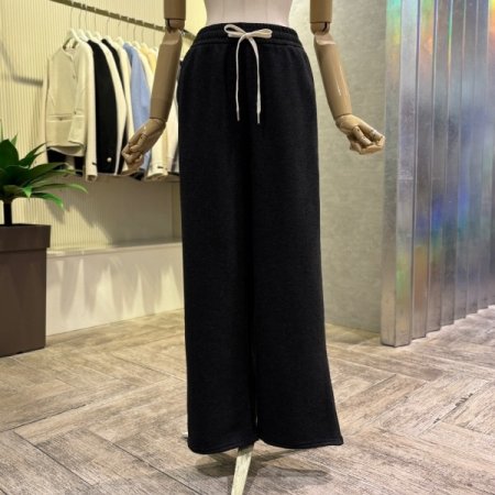 캐쥬얼 밴딩 와이드 팬츠