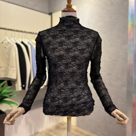 반폴라 시스루 티셔츠