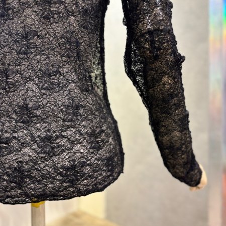 반폴라 시스루 티셔츠