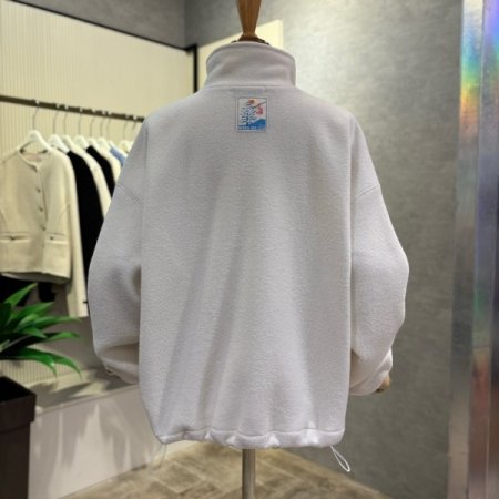 기모 스트링 하이넥 티셔츠