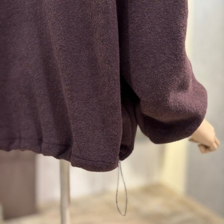 기모 하이넥 스트링 티셔츠