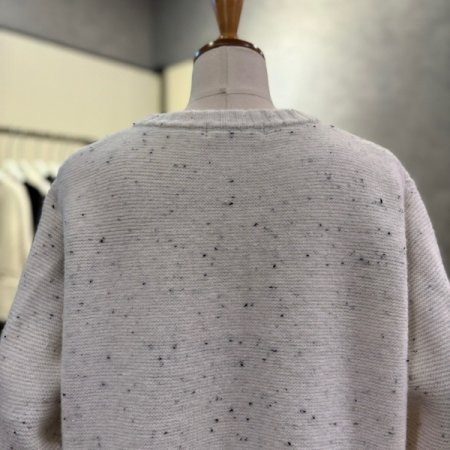 컬러믹스 집업 라운드 가디건