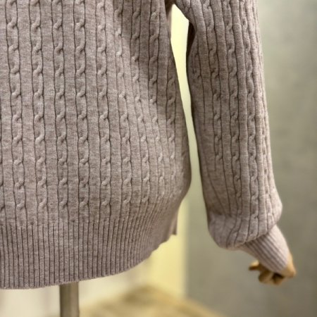 꽈베기 후드 니트