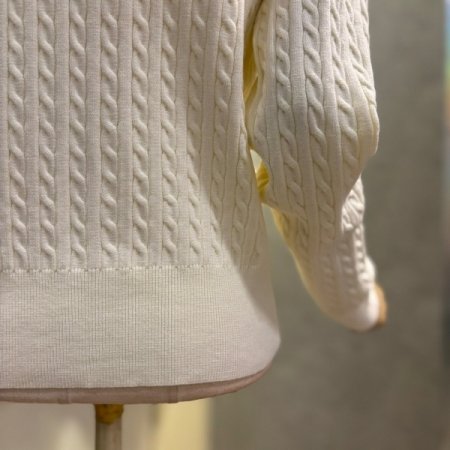 꽈베기 단추 라운드 가디건