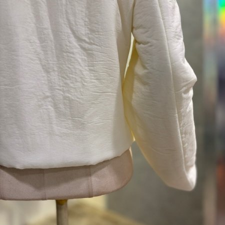 크롭 라운드 패딩 점퍼