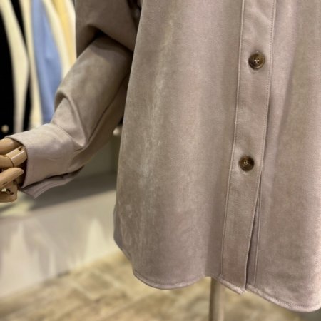 세무 박시 카라 재킷