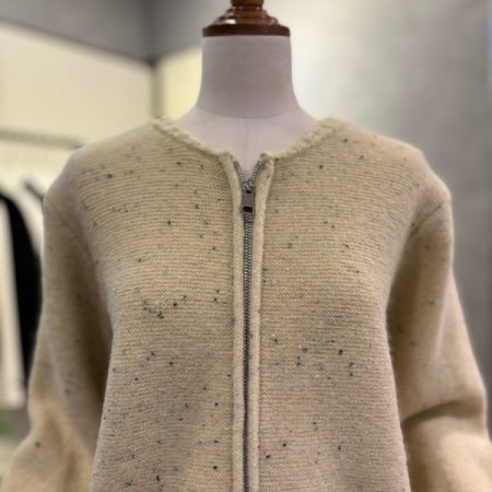 컬러집업 라운드 가디건