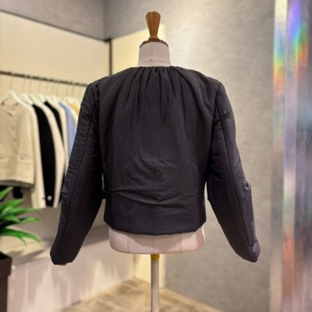 라운드 패딩 크롭 점퍼