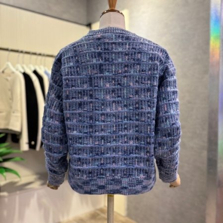 컬러 믹스 라운드 가디건