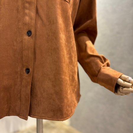 박시 카라 세무 재킷